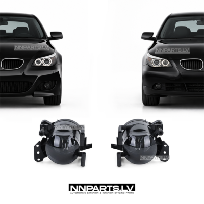 BMW E60 / E61 Standard / M5 Style miglas lukturi, smoked, tuning detaļas uz auto