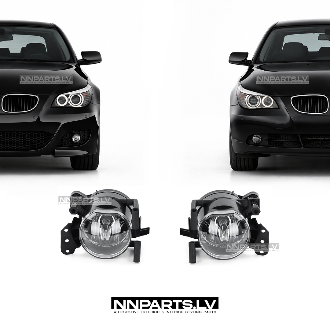 BMW E60 / E61 Standard / M5 Style miglas lukturi BMW E60 / E61 Standard / M5 Style miglas lukturi, tuning detaļas uz auto