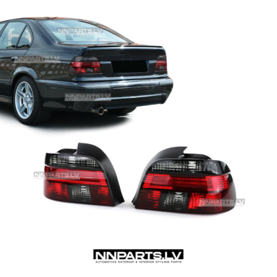 BMW E39 Sedan Pre-LCI aizmugurējie lukturi, smoked (1995-2000.08), rezerves detaļas, tuning detaļas uz auto