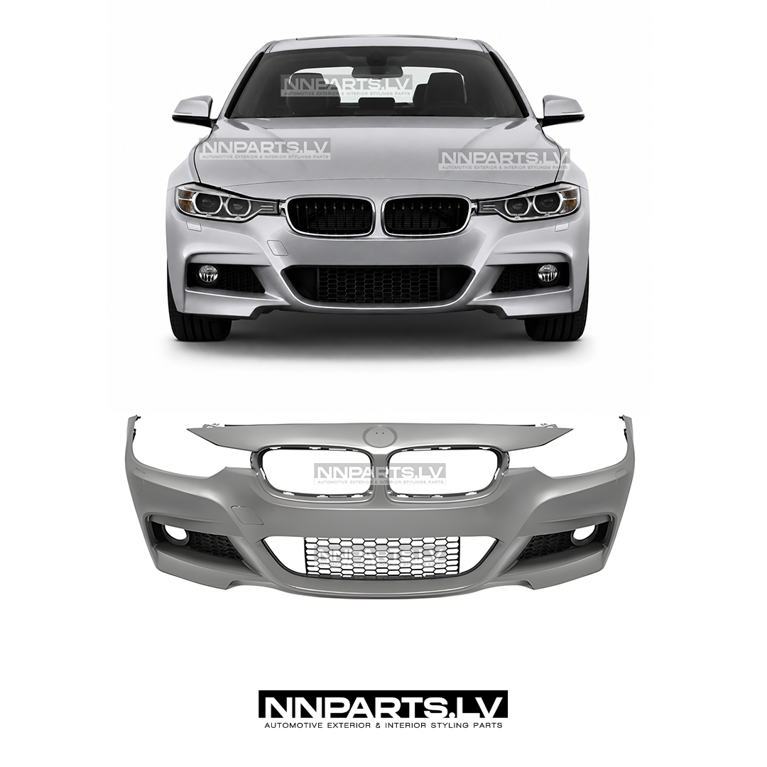 BMW F30 / F31 M Sport priekšējais bamperis bez PDC BMW F30 / F31 M Sport priekšējais bamperis bez PDC, rezerves detaļa, tuning detaļa uz auto