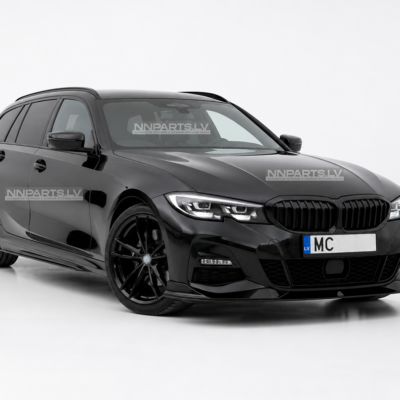 BMW G20 / G21 AC Style M Sport priekšējā bampera uzlika (18-22), melna, glancēta, tuning detaļas priekš g20, g21