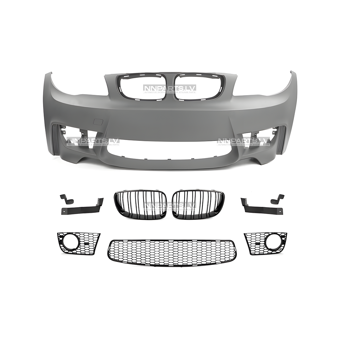 BMW E81 / E82 / E87 / E88 M1 Style priekšējais bamperis bez PDC BMW E81 / E82 / E87 / E88 M1 Style priekšējais bamperis bez PDC, tuning detaļas, rezerves detaļas pa vidu