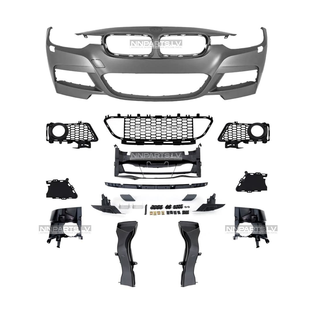BMW F30 / F31 M Sport priekšējais bamperis bez PDC BMW F30 / F31 M Sport priekšējais bamperis bez PDC, rezerves detaļas, tuning detaļas pa vidu