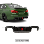 BMW F10 / F 11 M5 Style LED Tracklight diffuzors, melns, glancēts ar led gaismu, tuning detaļa uz auto