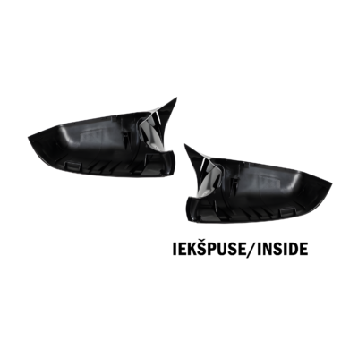 M Style side mirror caps set for BMW E60 / E61 LCI (08-10), tuning parts for bmw e60, e61 from the inside