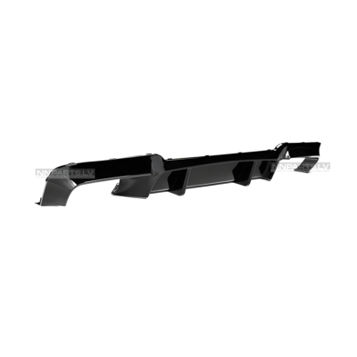 BMW F10 / F11 M5-Style diffuzors, melns, glancēts, tuning detaļas priekš 5.sērijas no sāna