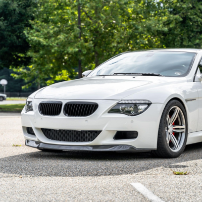 BMW E63 / E64 priekšējās restes, black gloss
