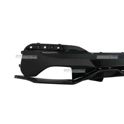 BMW G30 / G31 M Sport aizmugurējā bampera diffuzors, melns, glancēts, tuning detaļas, rezerves detaļas priekš 5.sērijas no sāna