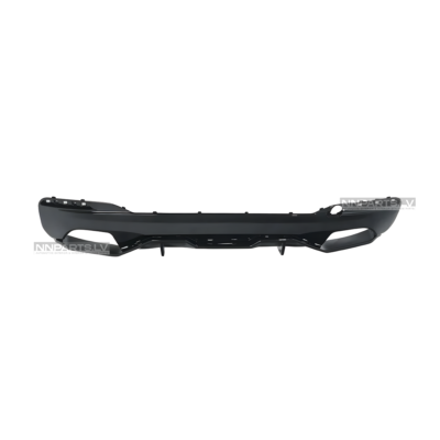 BMW G30 / G31 M Sport aizmugurējā bampera diffuzors, melns, glancēts, tuning detaļas, rezerves detaļas priekš 5.sērijas no priekšas
