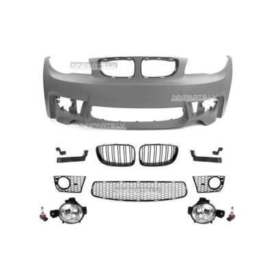 BMW E81 / E82 / E87 / E88 M1 Style priekšējais bamperis bez PDC + miglas lukturi, tuning detaļa, rezerves detaļas pa vidu
