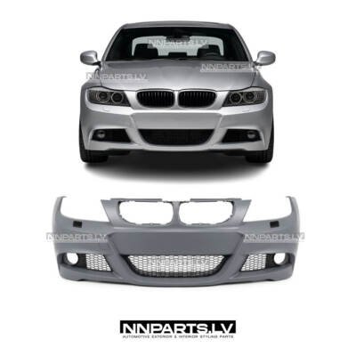 BMW E90 / E91 LCI M Sport priekšējais bamperis bez PDC (09-12), tuning, rezerves detaļas uz auto