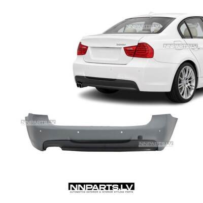 BMW E90 Sedan M Sport aizmugurējais bamperis ar PDC (05-12), tuning, rezerves detaļas priekš 3.sērijas uz auto