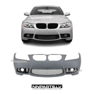 BMW E90 / E91 LCI M3 Style priekšējais bamperis bez PDC (09-12), tuning, rezerves detaļas priekš 3.sērijas uz auto pa vidu