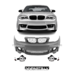 BMW E81 / E82 / E87 / E88 M1 Style priekšējais bamperis bez PDC + miglas lukturi, tuning detaļa, rezerves detaļas uz auto pa vidu