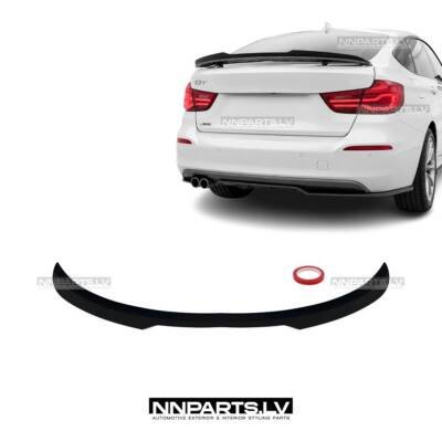 BMW F34 GT bagāžnieka spoileris (13-19), melns, glancēts, tuning detaļas uz auto