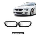 BMW E63 / E64 priekšējās restes, black gloss, melnas, glancētas nāsis, tuning detaļas uz auto