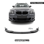 BMW E60 / E61 M Sport HM Style priekšējā bampera uzlika, lūpa, splitteris, tuning detaļas lv, uz auto