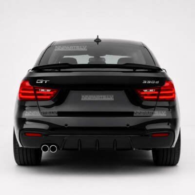 BMW F34 GT bagāžnieka spoileris (13-19), melns, glancēts, tuning detaļas uz auto pa vidu