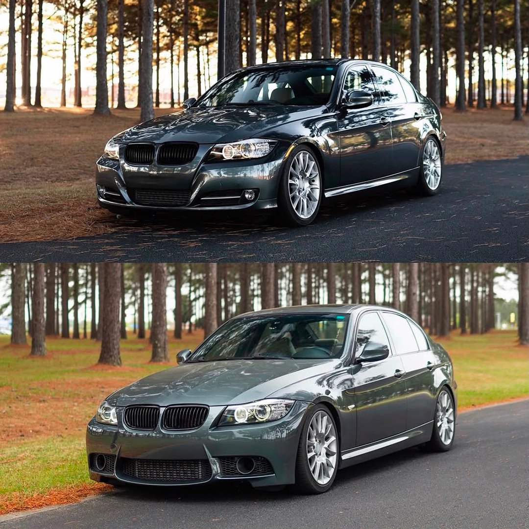 BMW E90 / E91 LCI M3 Style priekšējais bamperis bez PDC (09-12) BMW E90 / E91 LCI M3 Style priekšējais bamperis bez PDC (09-12)
