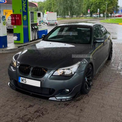 BMW E60 / E61 M Sport HM Style priekšējā bampera uzlika, lūpa