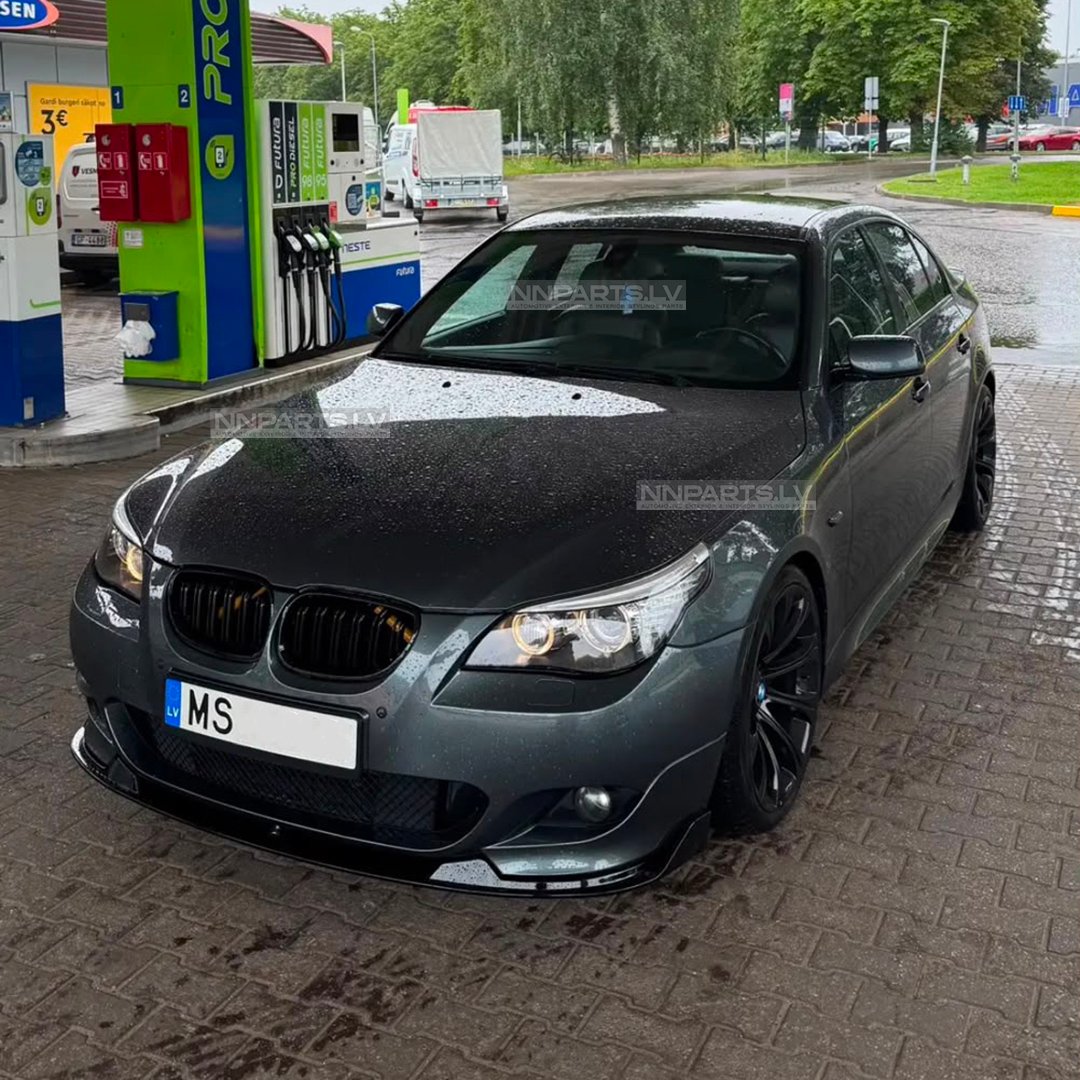 BMW E60 / E61 M Sport HM Style priekšējā bampera uzlika BMW E60 / E61 M Sport HM Style priekšējā bampera uzlika, lūpa