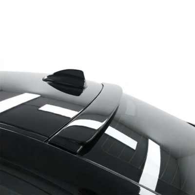 AC Style roof spoiler for BMW E92 Coupe, black gloss on the car from the side
