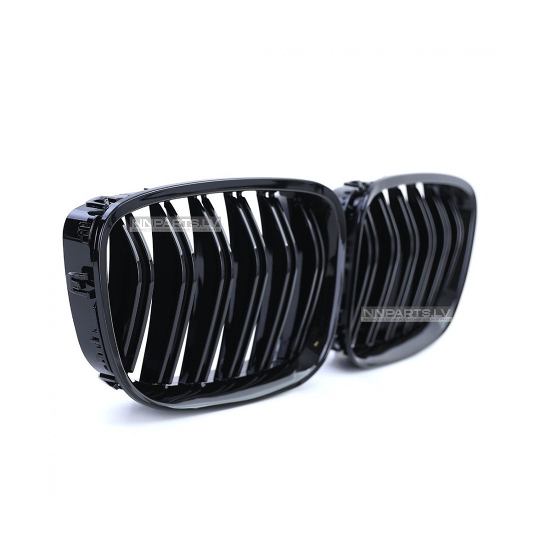 BMW F07 M Style priekšējās restes (09-17) BMW F07 M Style priekšējās restes (09-17), melnas, glancētas tuning detaķas priekš 5.sērijas no sāna