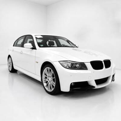 Front Splitters set for BMW E90 / E91 PRE LCI M Sport bumper, flaps, black gloss tuning parts for 3series