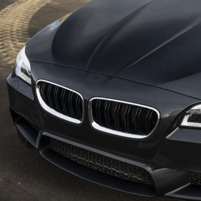 M Style front grille set for BMW F10 / F11, chrome black tuning, styling, performance parts for 5series on the car front