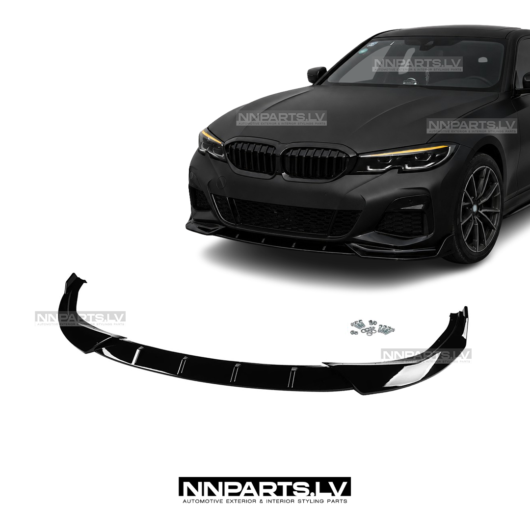 BMW G20 / G21 PRE-LCI WR Style priekšējā bampera uzlika (18-22) BMW G20 / G21 PRE-LCI WR Style priekšējā bampera uzlika (18-22), lūpa, spoileris, splitteris, melns, glancēts, tuning, styling detaļas priekš 3sērijas uz auto