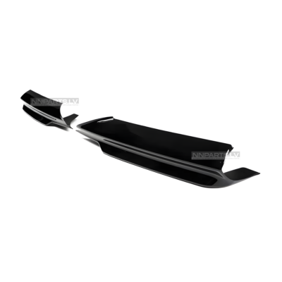 Front Splitters set for BMW E90 / E91 PRE LCI M Sport bumper, flaps, black gloss tuning parts for 3series in the middle