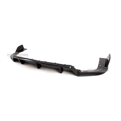BMW X5 G05 Pre-LCI M Sport Aero Style aizmugurējā bampera diffuzors (19-23), melns, glancēts bampera spoileris, tuning detaļas pa labi