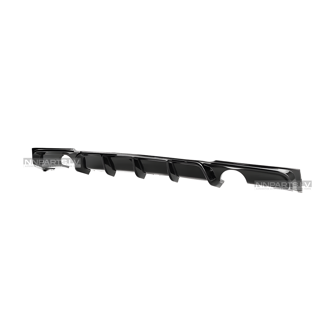 BMW F30 / F31 M Sport Performance aizmugurējā bampera diffuzors (335 / 340) BMW F30 / F31 M Sport Performance aizmugurējā bampera diffuzors (335 / 340), melns, glancēts, tuning, styling, rezerves detaļas priekš 3sērija no sāna
