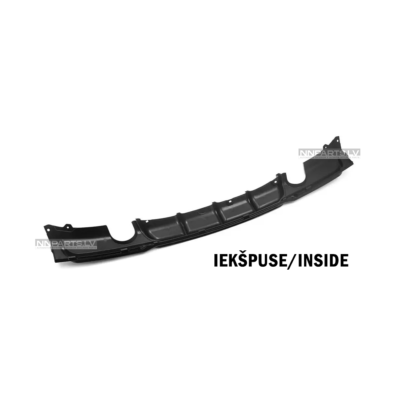 BMW F30 / F31 M Sport Performance aizmugurējā bampera diffuzors (335 / 340), melns, glancēts, tuning detaļas priekš 3sērijas no iekšpuses