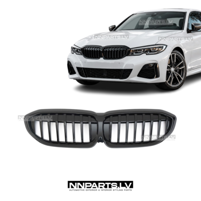 BMW G20 / G21 PRE-LCI priekšējā reste, melna glancēta (18-22),
