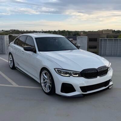 BMW G20 / G21 PRE-LCI Diamond Style priekšējā reste (18-22) melna, glancēta pa labi