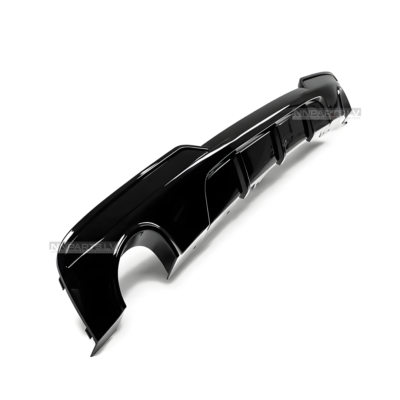 BMW F10 / F11 M Sport diffuzors (535i/535d), melns, glancēts, tuning, styling, performance detaļas priekš 5sērijas no sāna
